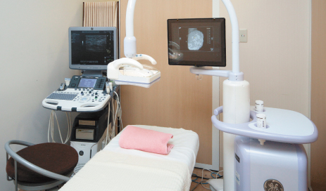 最新の乳房用自動超音波画像診断装置：ABUS