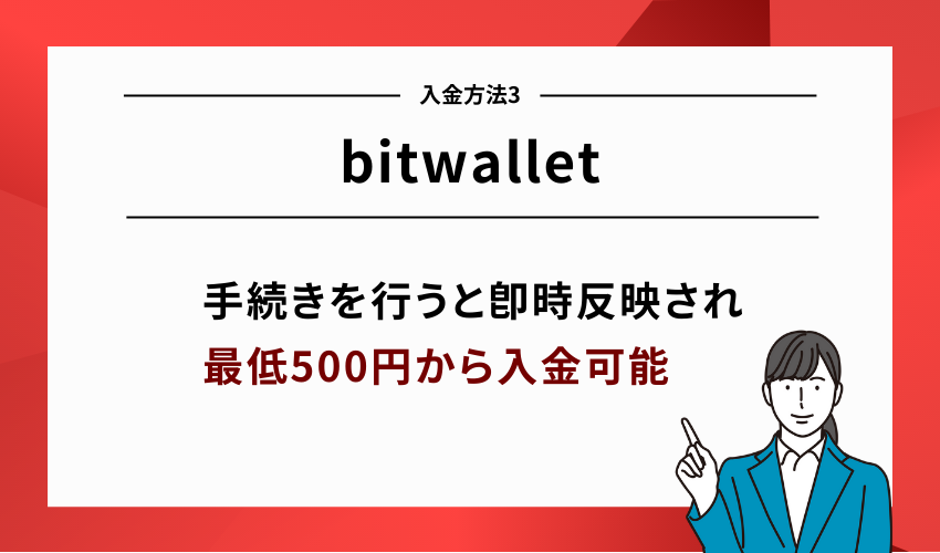 XMの入金方法3：bitwallet