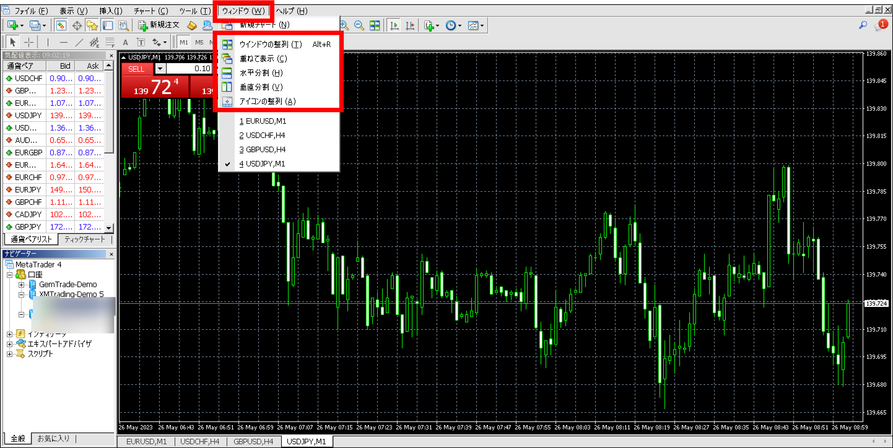 XM（XMtrading）MT4の使い方｜基本操作・テクニカル分析