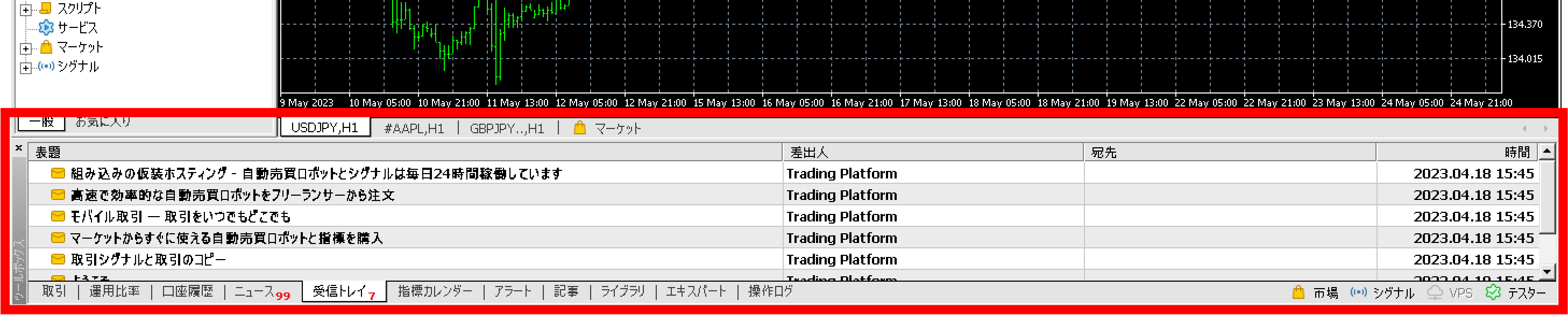 XMの使い方④MT4/MT5の基本操作編