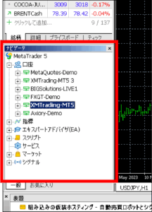 XMの使い方④MT4/MT5の基本操作編