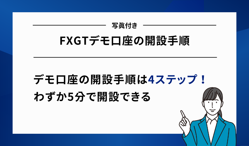 【写真付き】FXGTデモ口座の開設手順