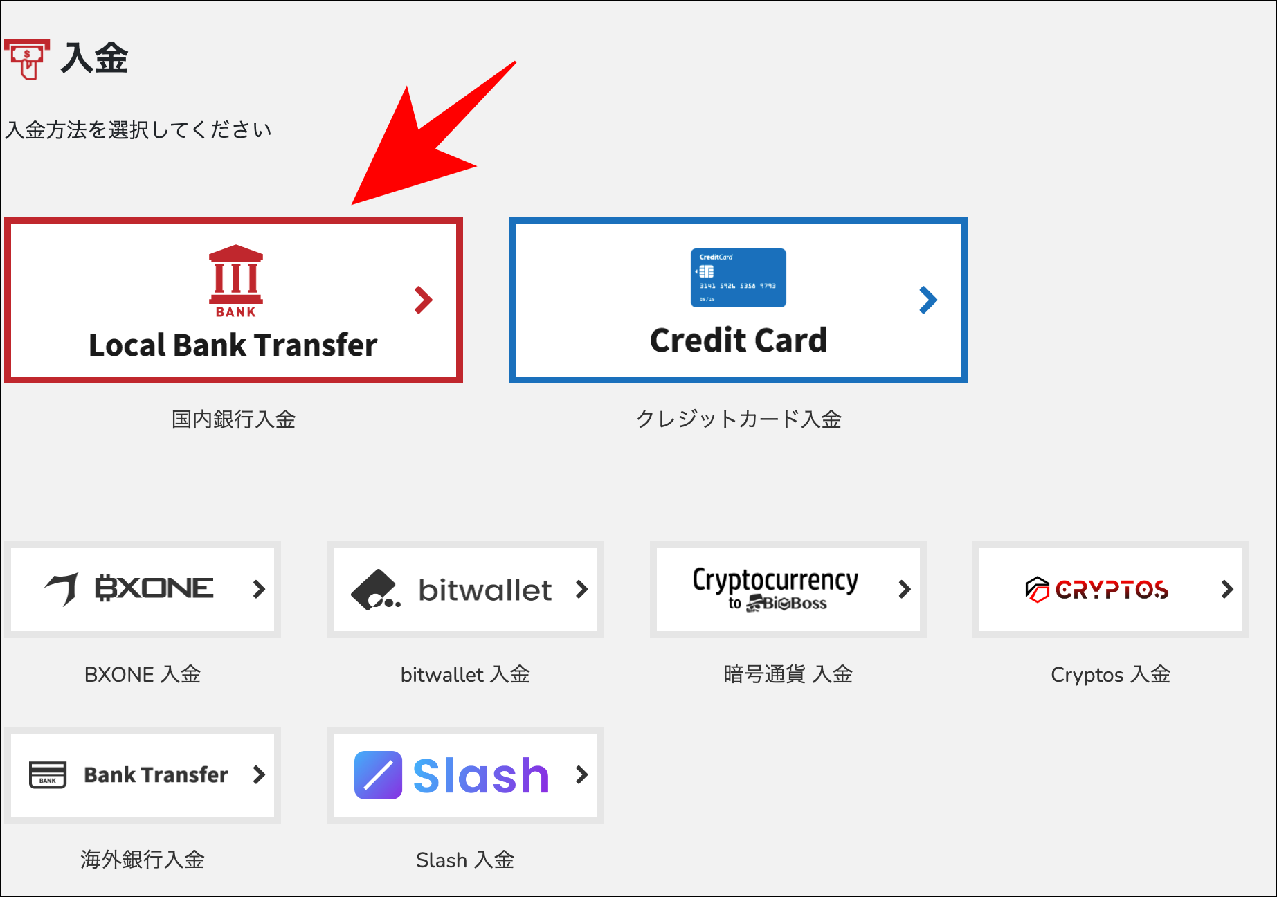 BigBoss口座開設後から取引開始までの準備