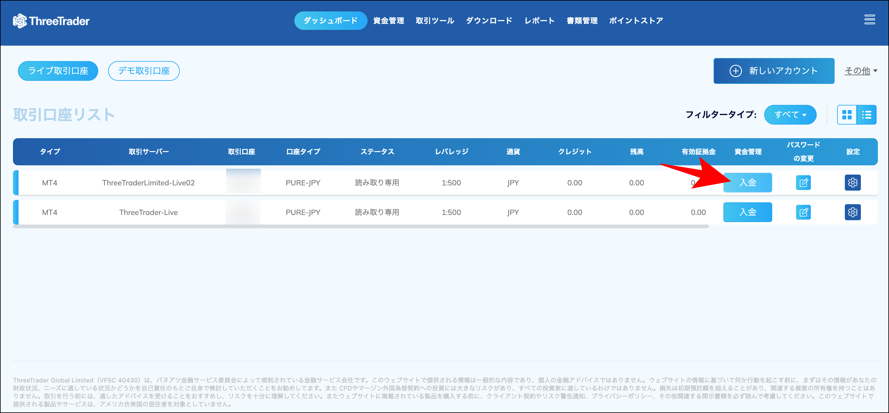 ThreeTraderの口座開設後から取引開始までの準備